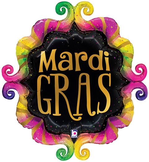 Mardi Gras Fancy Balloon