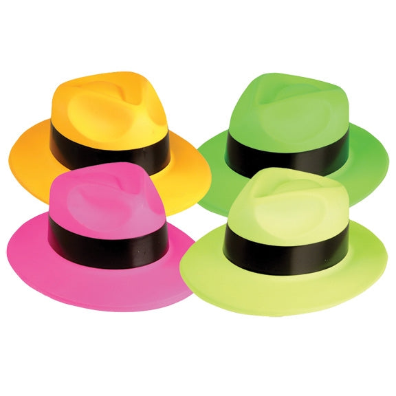 Neon Plastic Fedora