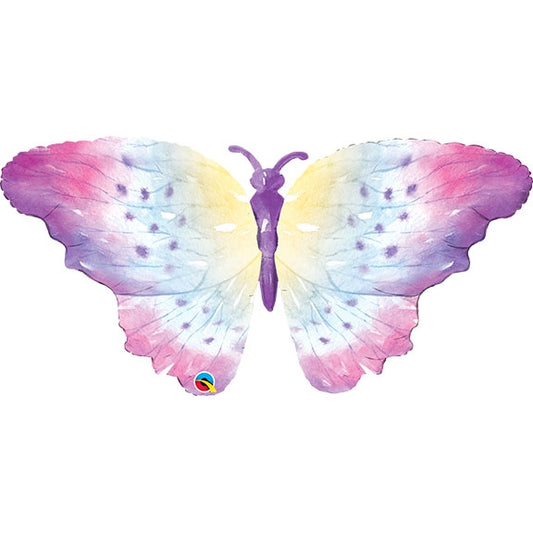 Watercolor Butterfly Balloon