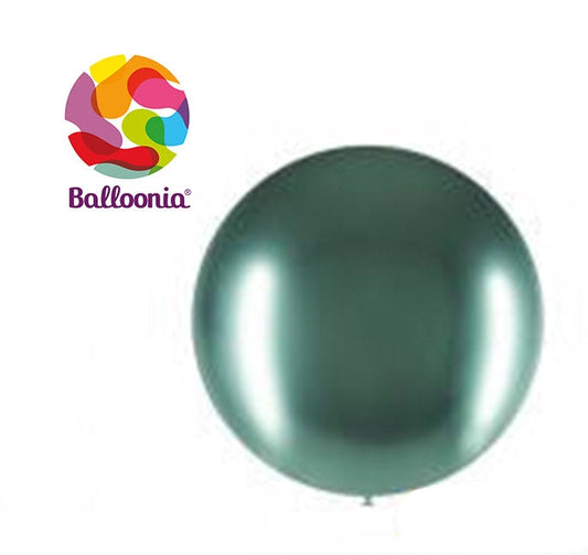 2ft Brilliant GREEN - Round Latex - BALLOONIA Bag of 5