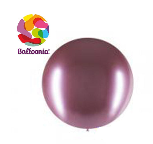 2ft Brilliant MAUVE - Round Latex - BALLOONIA Bag of 5