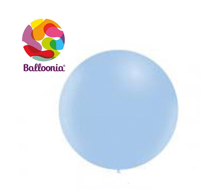 2ft Matte BLUE - Round Latex - BALLOONIA Bag of 5