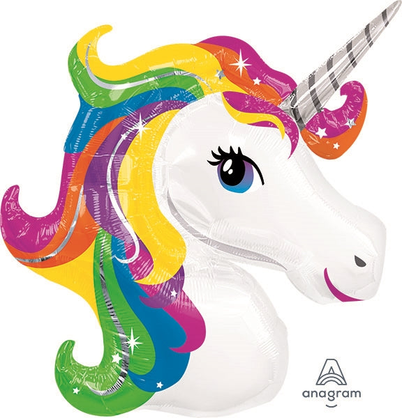 Rainbow Unicorn Balloon