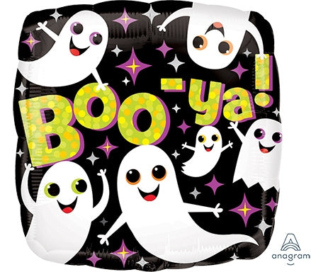 BOO-YA! - Square Foil Balloon