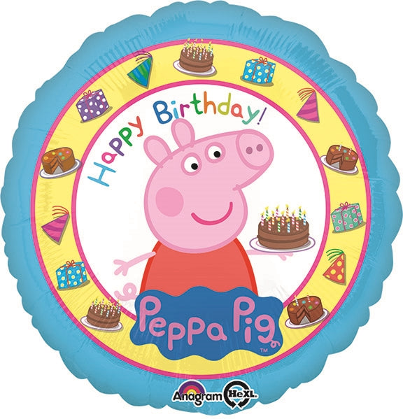 18 inch Happy Birthday Peppa Pig