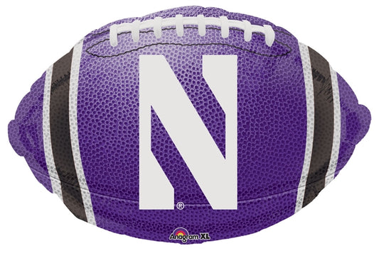 18 inch Northwestern University Football Foil Balloon