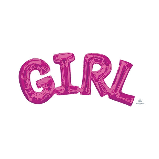 22 inch x 10 inch - GIRL - Phrase PINK