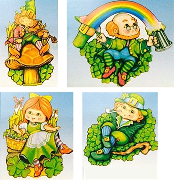 St Patrick's Day Leprechaun Cutouts