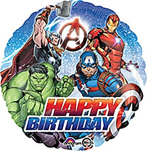 18 inch Marvel Avengers Happy Birthday