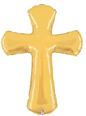 Gold Cross Balloon