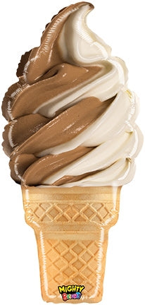 Swirl Ice Cream Cone