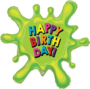 Birthday Splat Foil Balloon