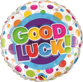 Good Luck Colorful Foil Balloon