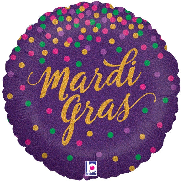 Glittering Mardi Gras Confetti