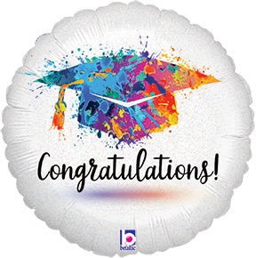 Painterly Grad Congratulations Balloon