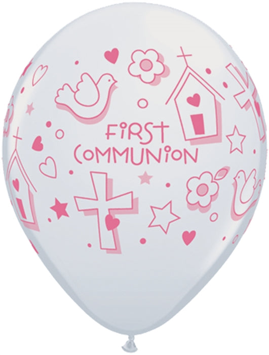 11 inch Qualatex First Communion Symbols-GIRL