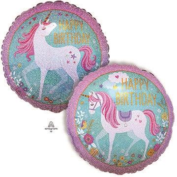 Holographic Unicorn Birthday