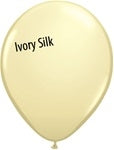 11 inch Qualatex Ivory Silk latex balloons