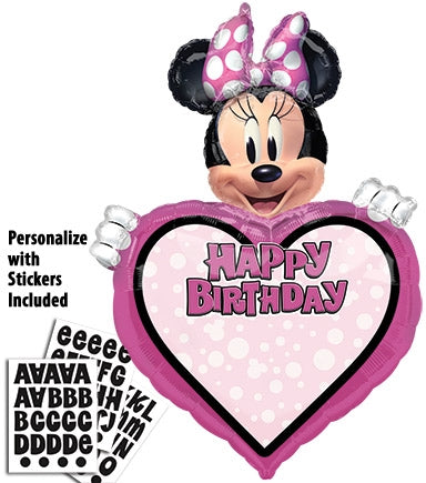 Minnie Mouse Birthday Balloon