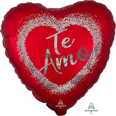 Te Amo Red Heart Balloon