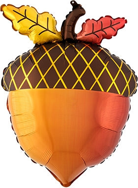 Fall Acorn Foil Balloon