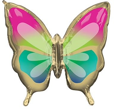 Tropical Butterfly Foil Balloon