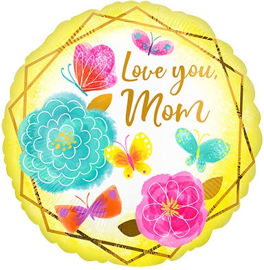 Love You Mom Balloon