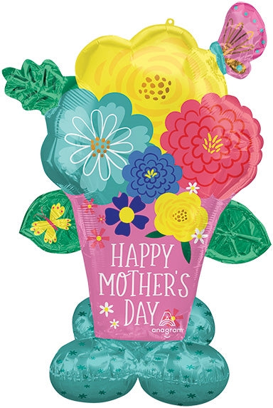 Mothers Day Flower Pot Multi-Balloon