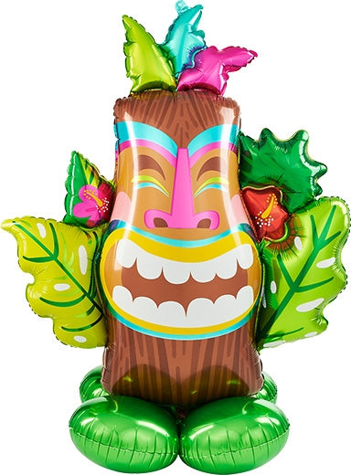 45inch AirLoonz Tiki Heads Foil Multi-Balloon