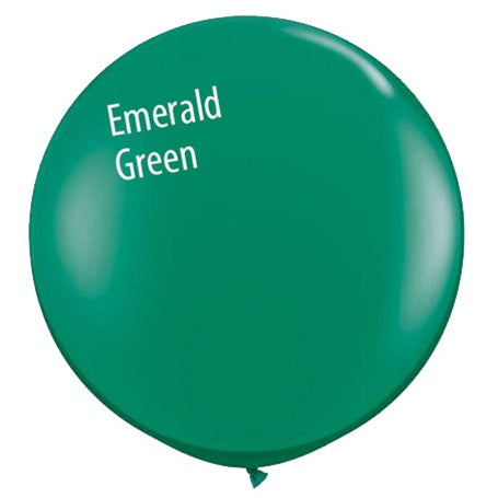 3 foot Qualatex Jewel EMERALD GREEN