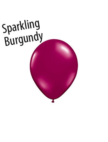 Sparkling Burgundy latex balloons