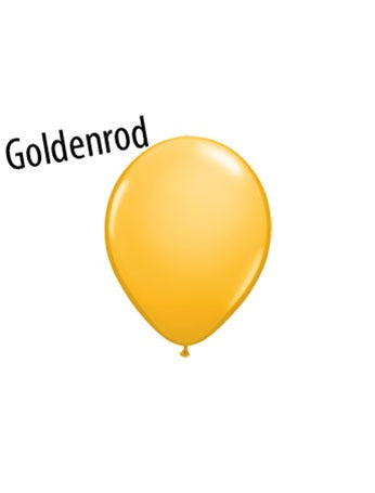 5 inch Fashion Goldenrod latex balloons