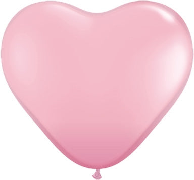 11 inch Qualatex Heart PINK bag of 100