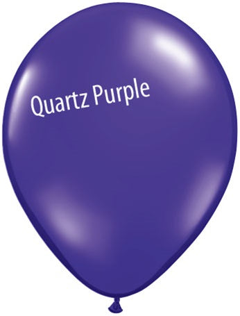 11in QUARTZ PURPLE Qualatex Jewel