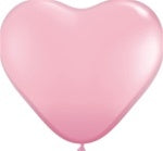 17in Qualatex Heart PINK bag of 50