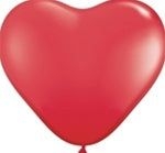 17 inch Qualatex Heart RED bag of 50