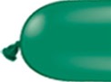 350Q EMERALD GREEN Qualatex bag of 100