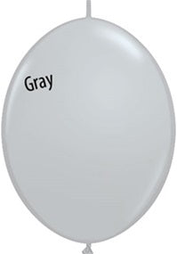 12 inch GRAY Qualatex QUICK LINK