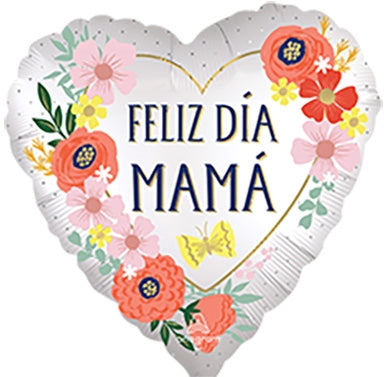 18 inch Satin Feliz Dia Mama Blooms