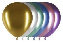 5in Brilliant ASSORTED - Round Latex - BALLOONIA Bag of 100