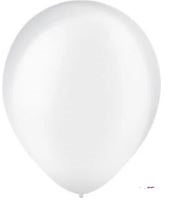 5in Crystal CLEAR - Round Latex - BALLOONIA Bag of 100