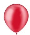 5in Crystal RED - Round Latex - BALLOONIA Bag of 100