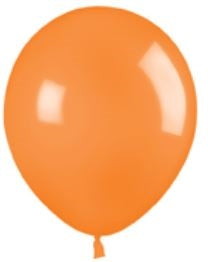 5in NARANJA - Látex Redondo - GLOBOS Bolsa de 100