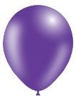 5in PURPLE - Round Latex - BALLOONIA Bag of 100