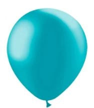 5in TURQUOISE - Round Latex - BALLOONIA Bag of 100