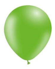 5in VERDE MANZANA - Látex Redondo - GLOBOS Bolsa de 100