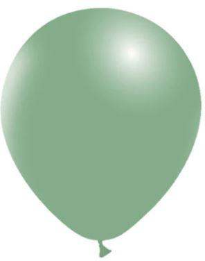 5in Vintage GREEN - Round Latex - BALLOONIA Bag of 100