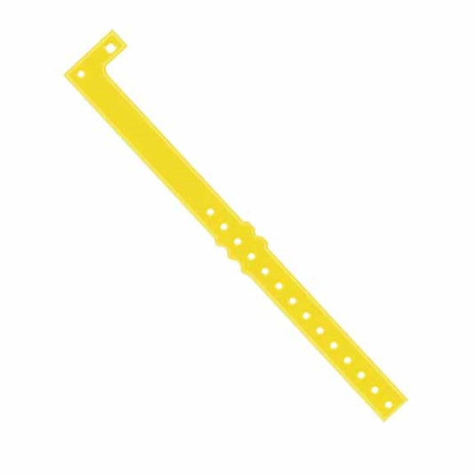 3/4in Plastic Wristband NEON YELLOW