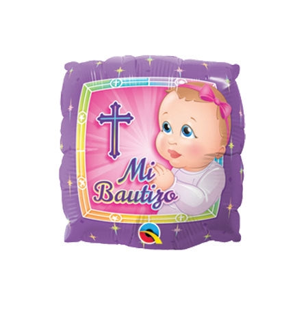 9 inch Mi Bautizo Prayer Girl