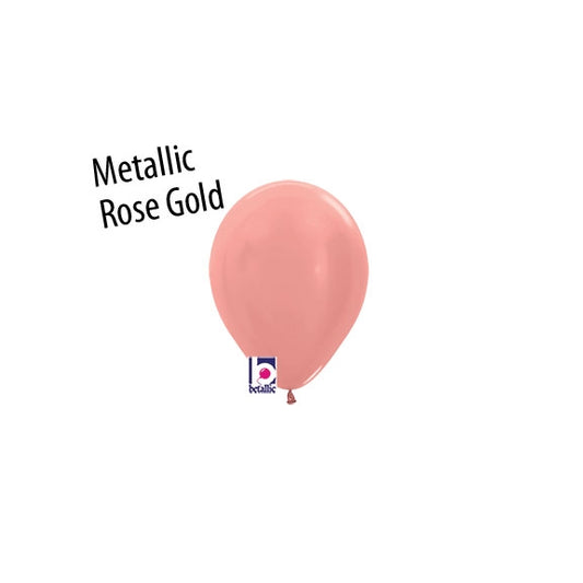 Betallatex Metallic Rose Gold Latex Balloon